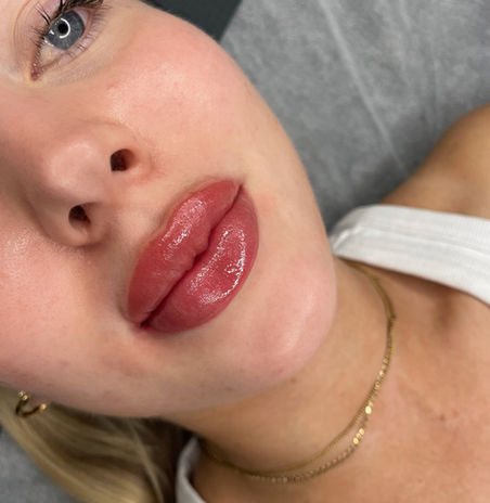 Lip Blush Tattoo Results
