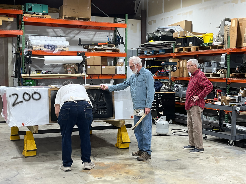 Sheds of Hope Shrink Wrapping Days