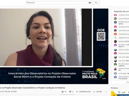 Observatório Social de Brusque compartilha cases em 4º Congresso Pacto pelo Brasil