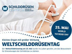 Der 25. Mai ist Weltschilddrüsentag – jede Dritte erkrankt an der Schilddrüse