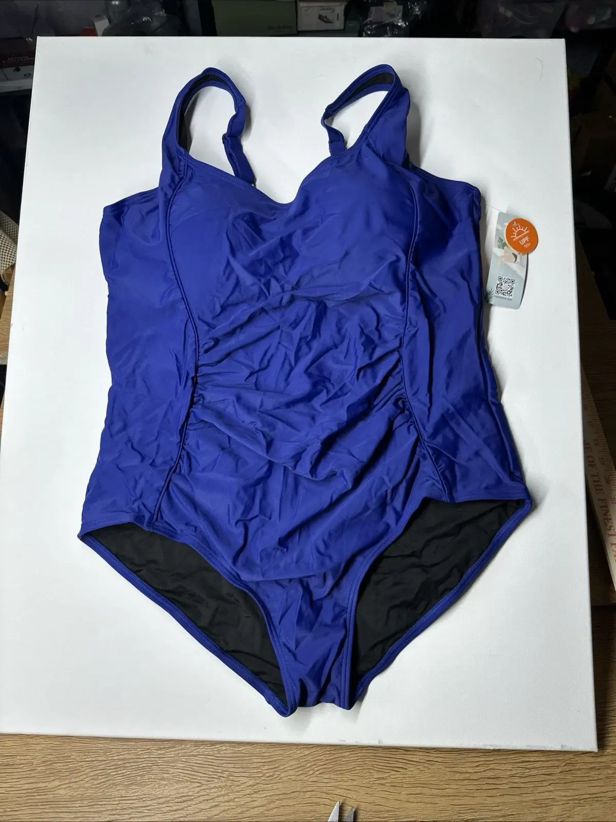 Charmo Women's One Piece Swimsuit Blue, Size 18