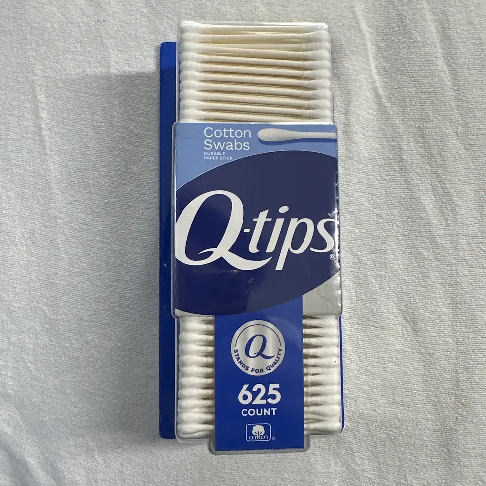 Q-tips Cotton Swabs, Original, For Home, First Aid and Beauty, 100% Cotton, 625