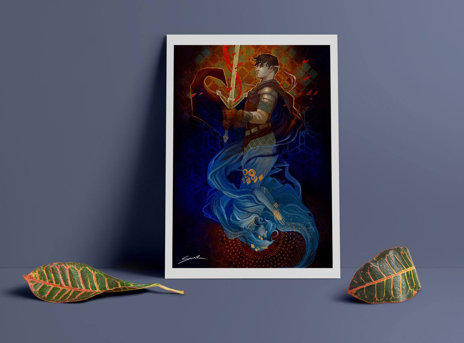 Hand signed print. Ally / Enemy