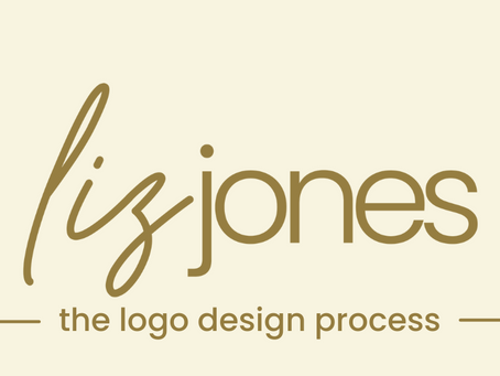 Logo design, curated for the brand “By Liz Jones”