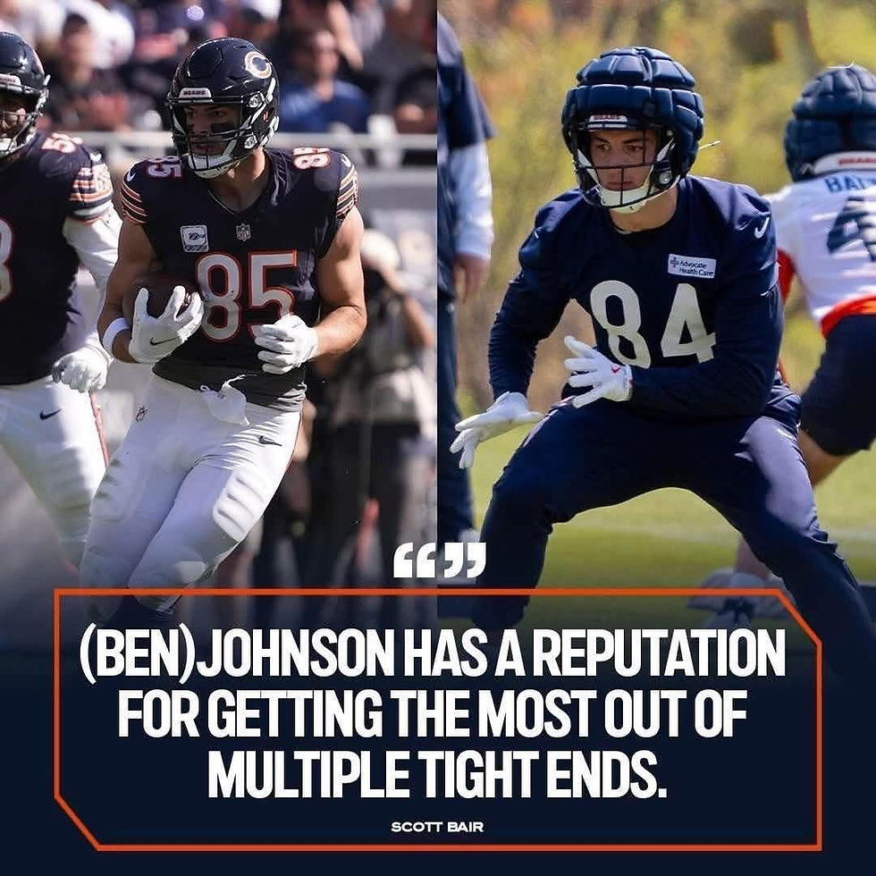 Colston Loveland and Cole Kmet have the potential to be the Bears' most explosive tight end tandem ever.