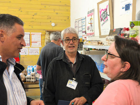 Visite des Restos du Cœur à St-Céré