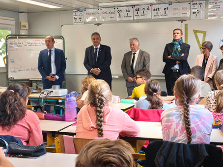 Visite du recteur de l'académie de Toulouse