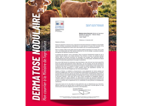 DNC : mon courrier à la Ministre de l'agriculture