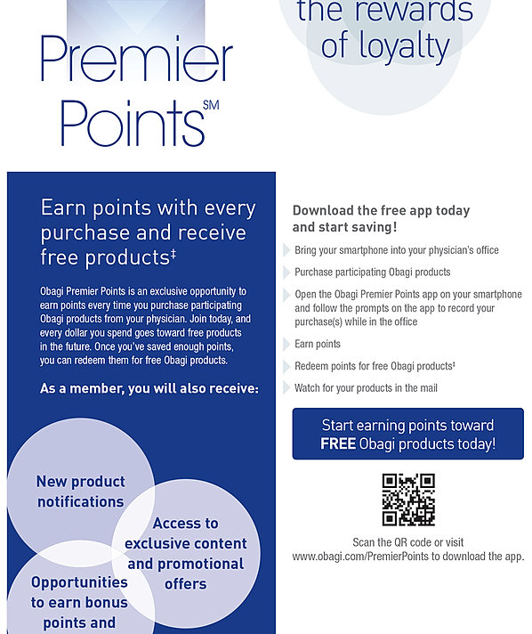 Odinet Skin Care | Obagi Premier Points