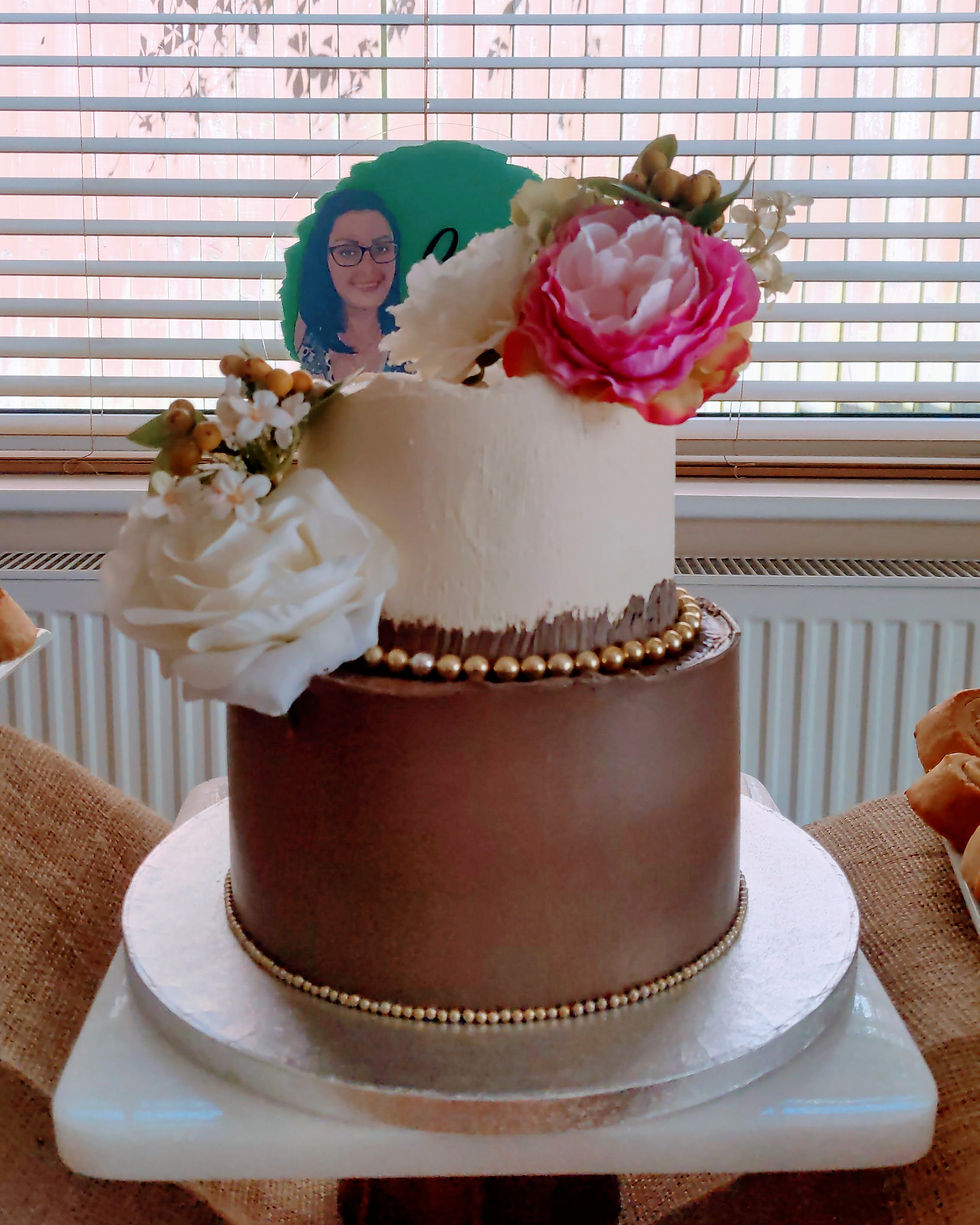 Gluten free 40th birthday cake