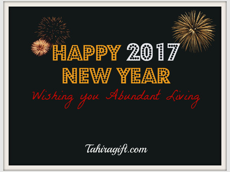Happy New Year 2017 is here!