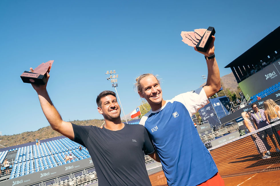 ¡Orlando Luz y Rafael Matos campeones de Dobles!