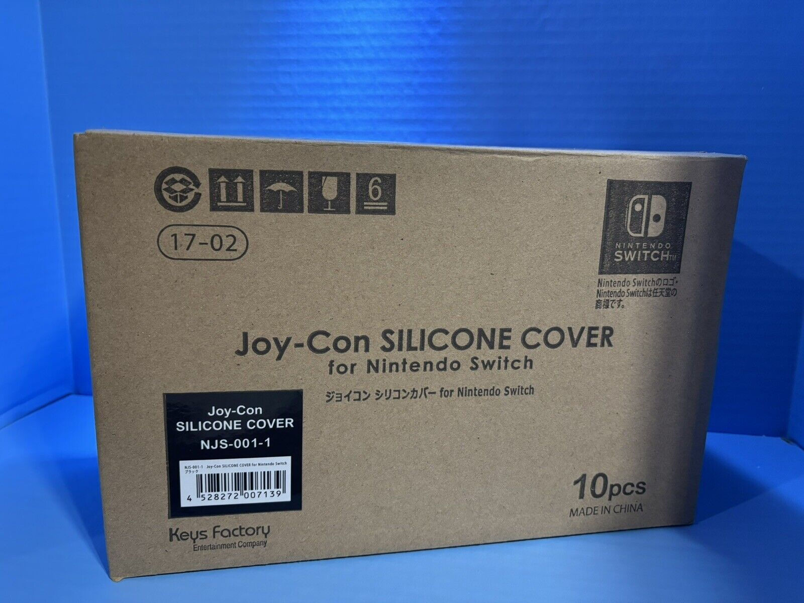 Authentic Black Silicon Joy-Con Covers (Sealed Case Of 10) Rare Find (Not TPU)