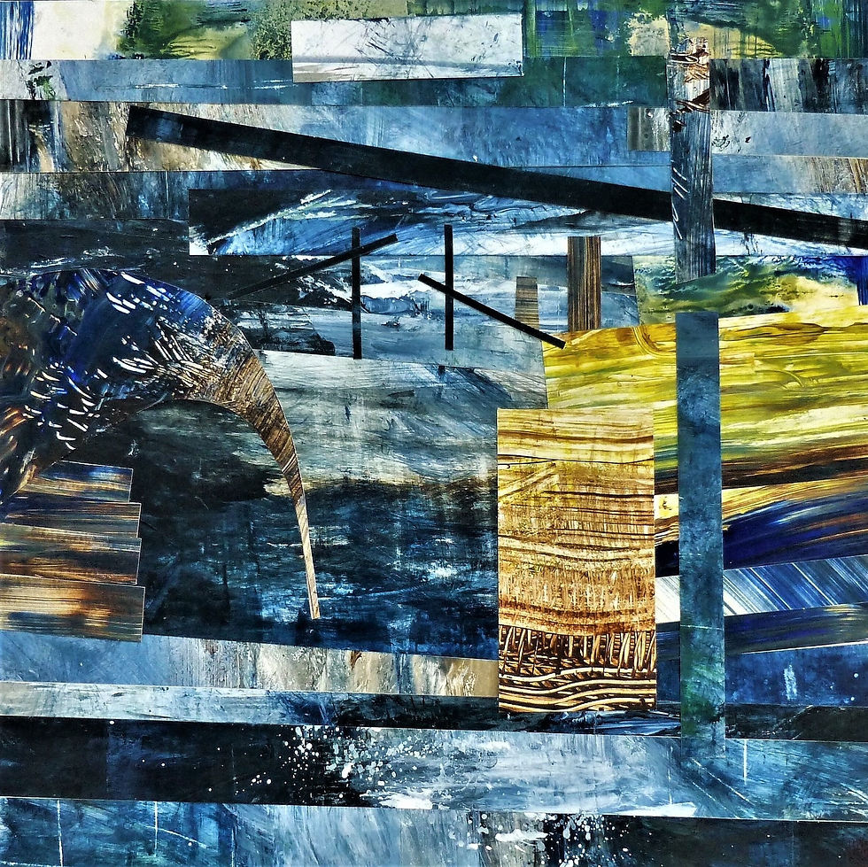 CANALSCAPE, Collage, 53cm x 53cm. £245