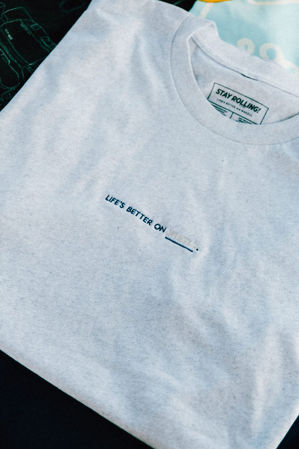 Thumbnail: BASICS TEE WHITE MARBLE