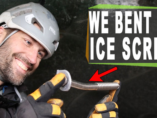 Ice Screw Break Tests in Iceland