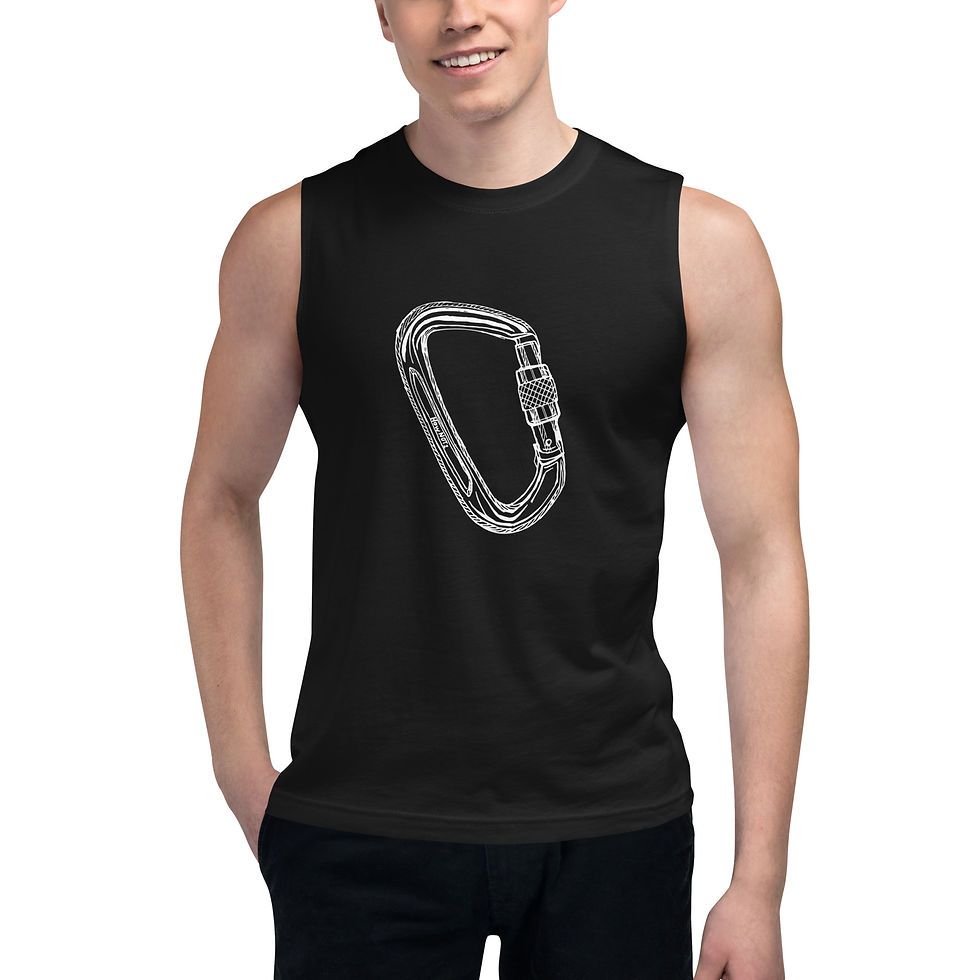 Thumbnail: Unisex Cotton Carabiner Muscle Tank