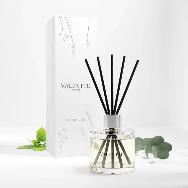Valentte London Patchouli & Eucalyptus 100ml Reed Diffuser with reeds, Luxury gift box and quick shipping