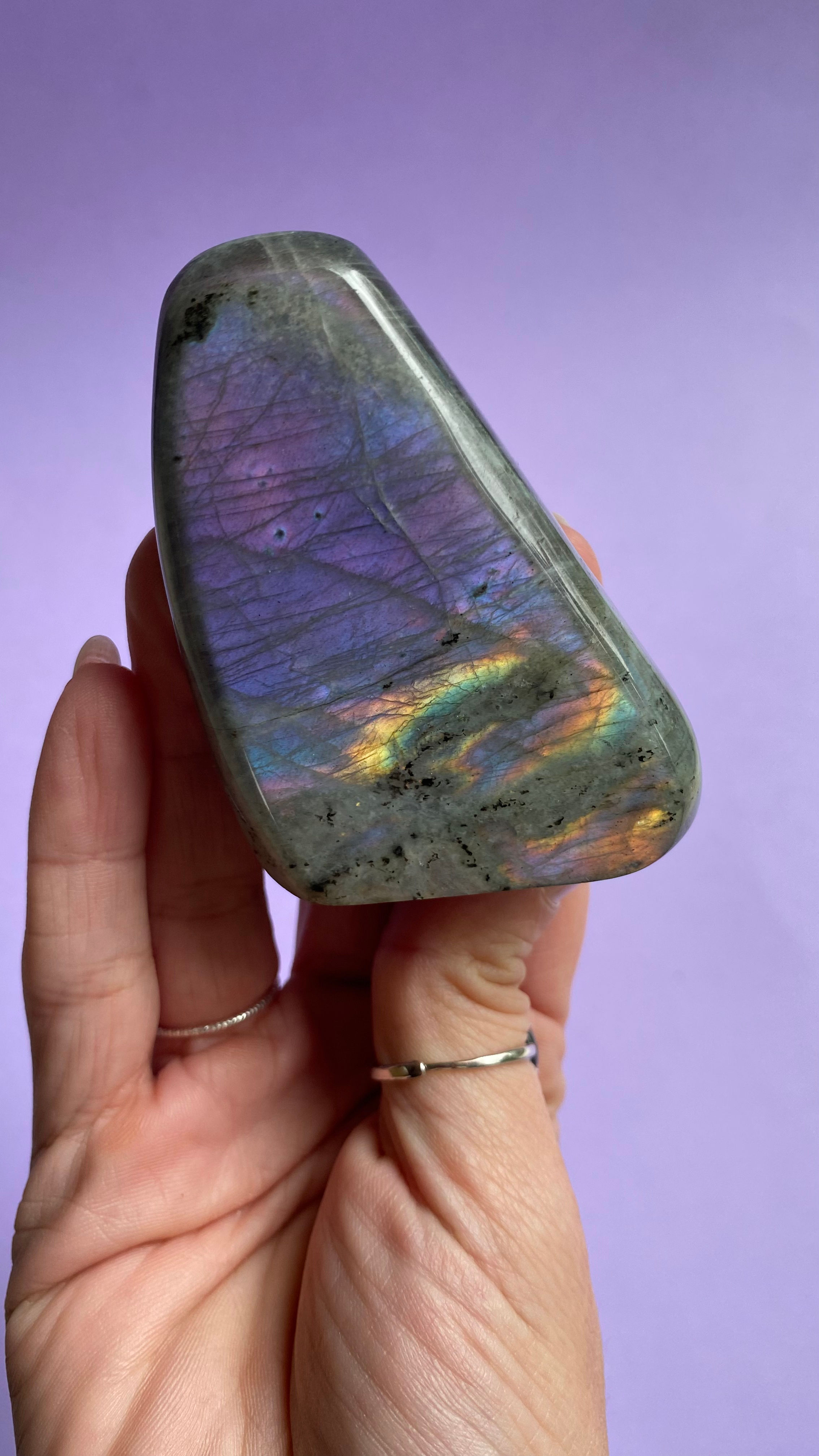 Labradorite violette - Forme Libre 3FL
