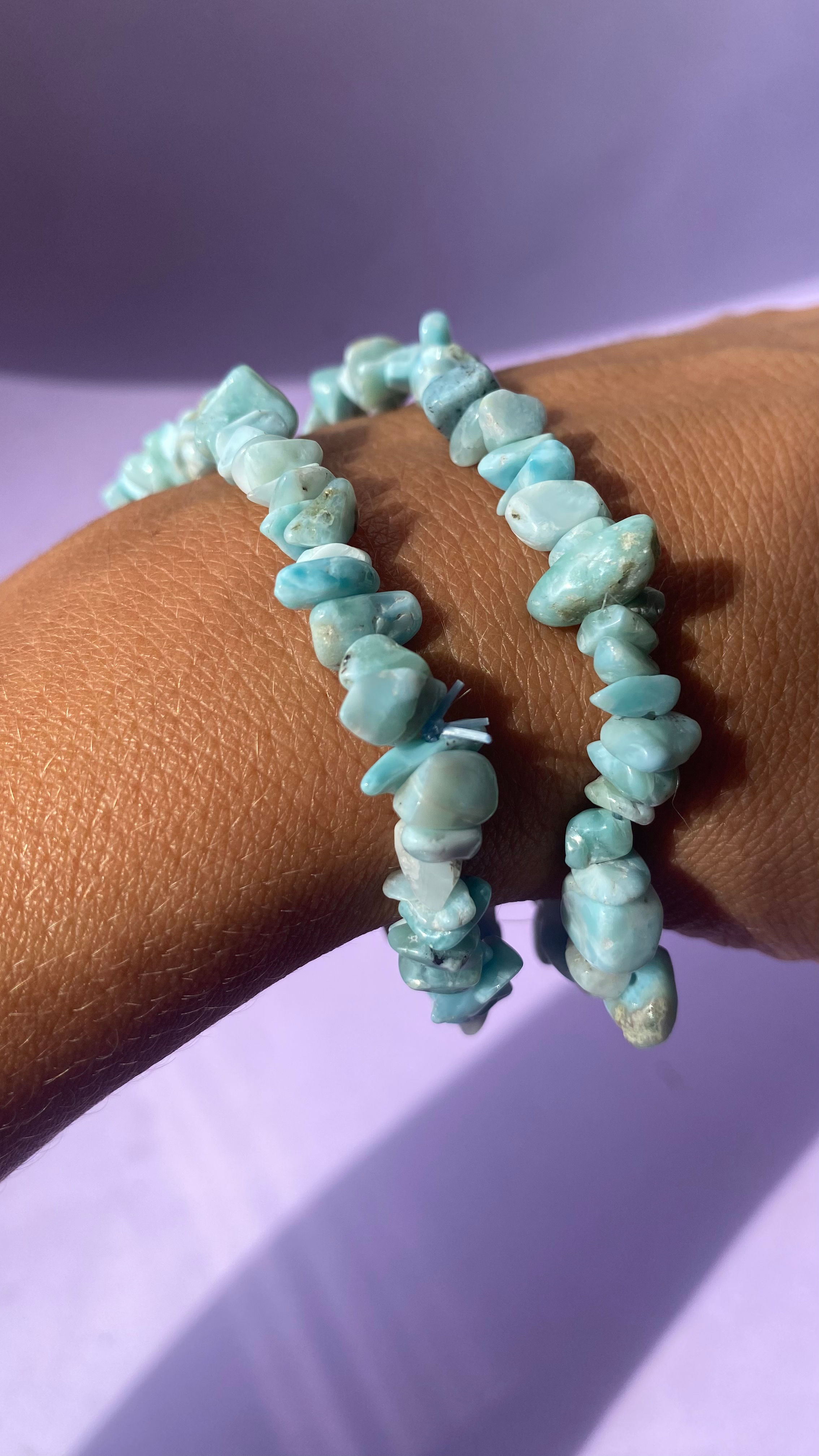 Larimar - Bracelets baroques