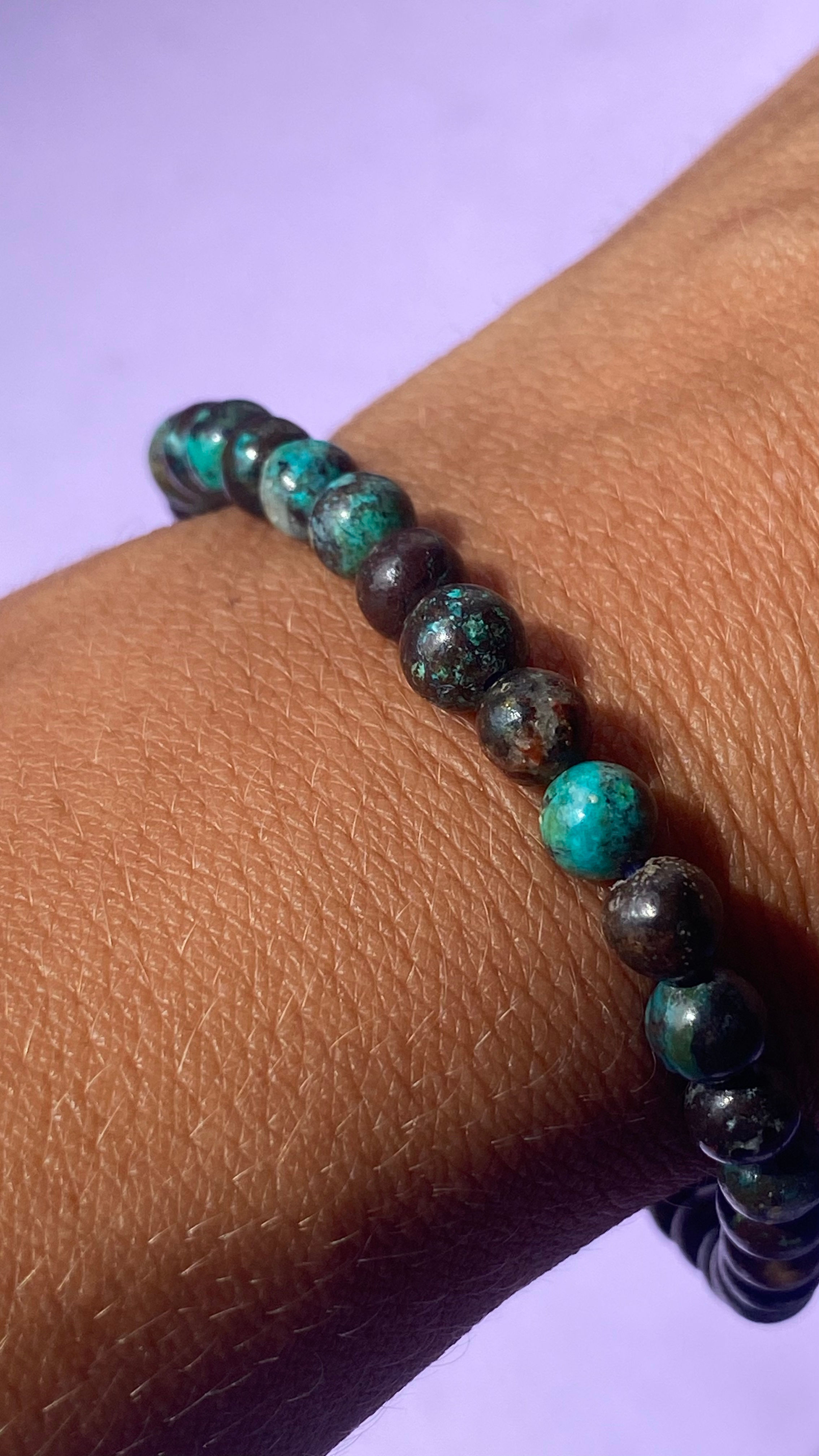 Chrysocolle - Bracelet boule