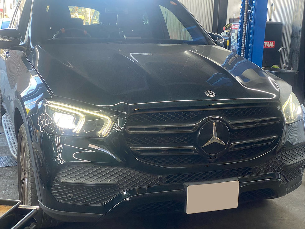【メルセデス・ベンツ|GLE|X167】リアブレーキパッド交換、エンジンオイル及びオイルフィルター交換|東京都町田市B様