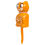 Thumbnail: Lady Kit-Cat Clock - festival orange