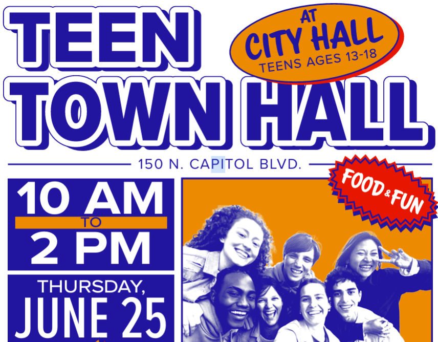 Boise Teen Town Hall at City Hall!