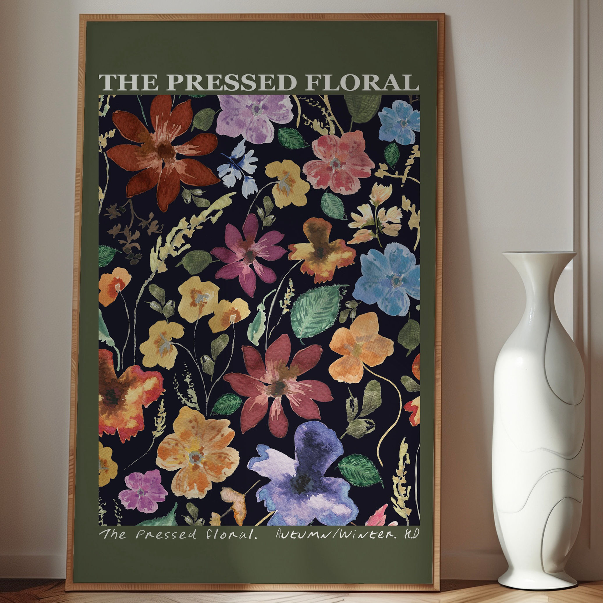 The Pressed Floral Print