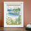 Thumbnail: Lake Windermere - Vintage poster inspired print