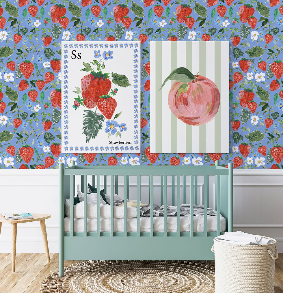 Thumbnail: S is for Strawberries/name print