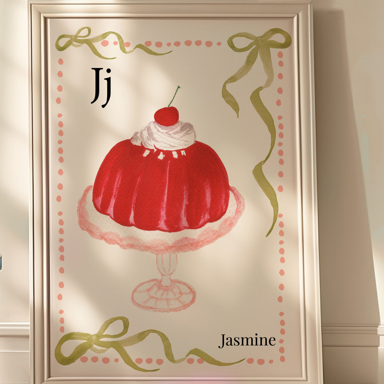 J is for Jelly/Name print