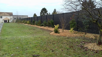 cloture rigide avec kit occultation