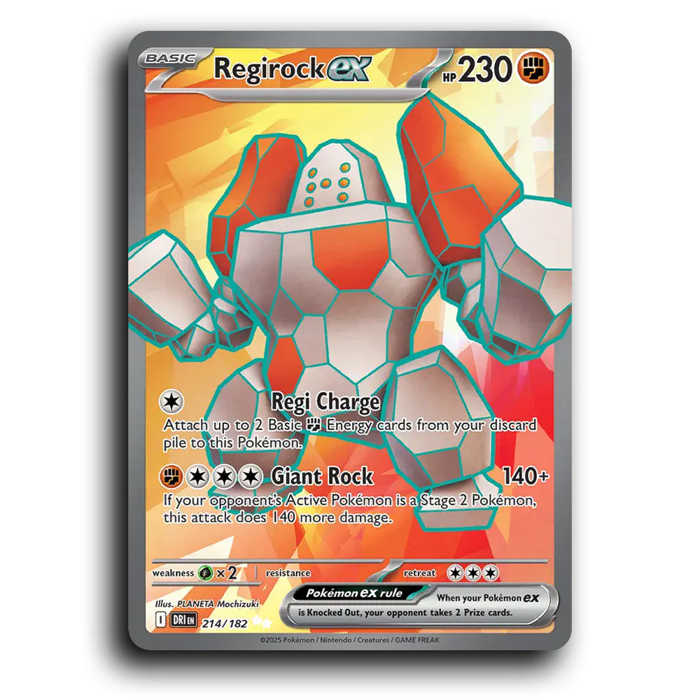 Regirock ex - 214/182 [Destined Rivals]