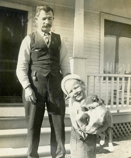 Fred Schoonmaker with his daughter, Helen (Courtesy of Harold Schoonmaker)