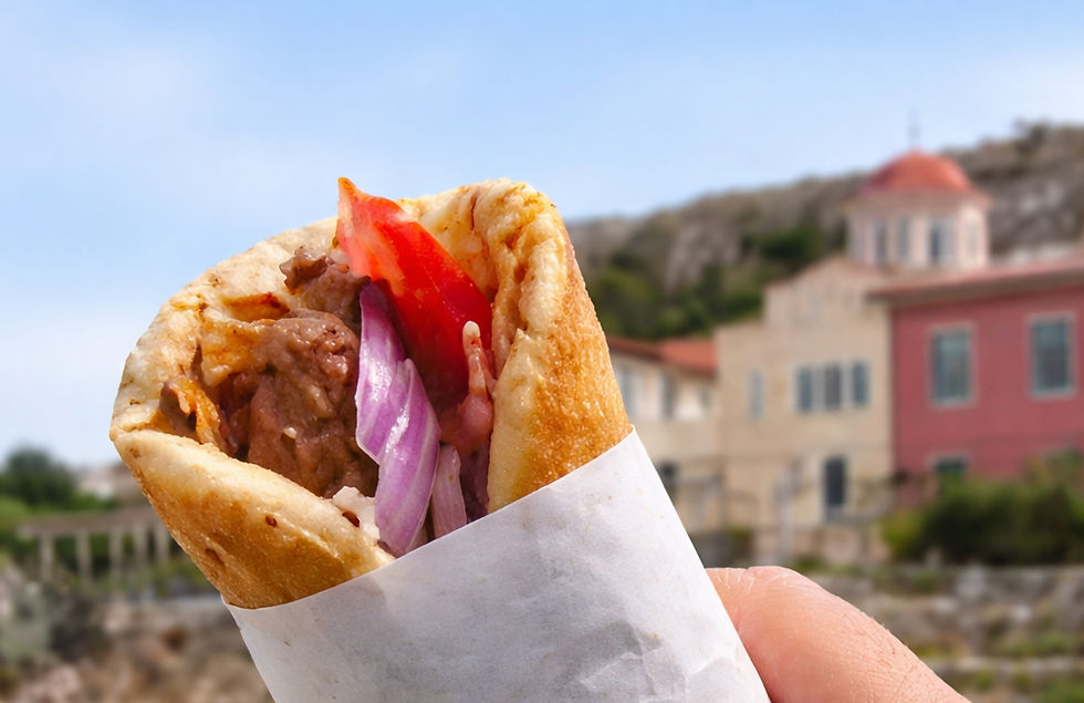 Arranged Food and Objects