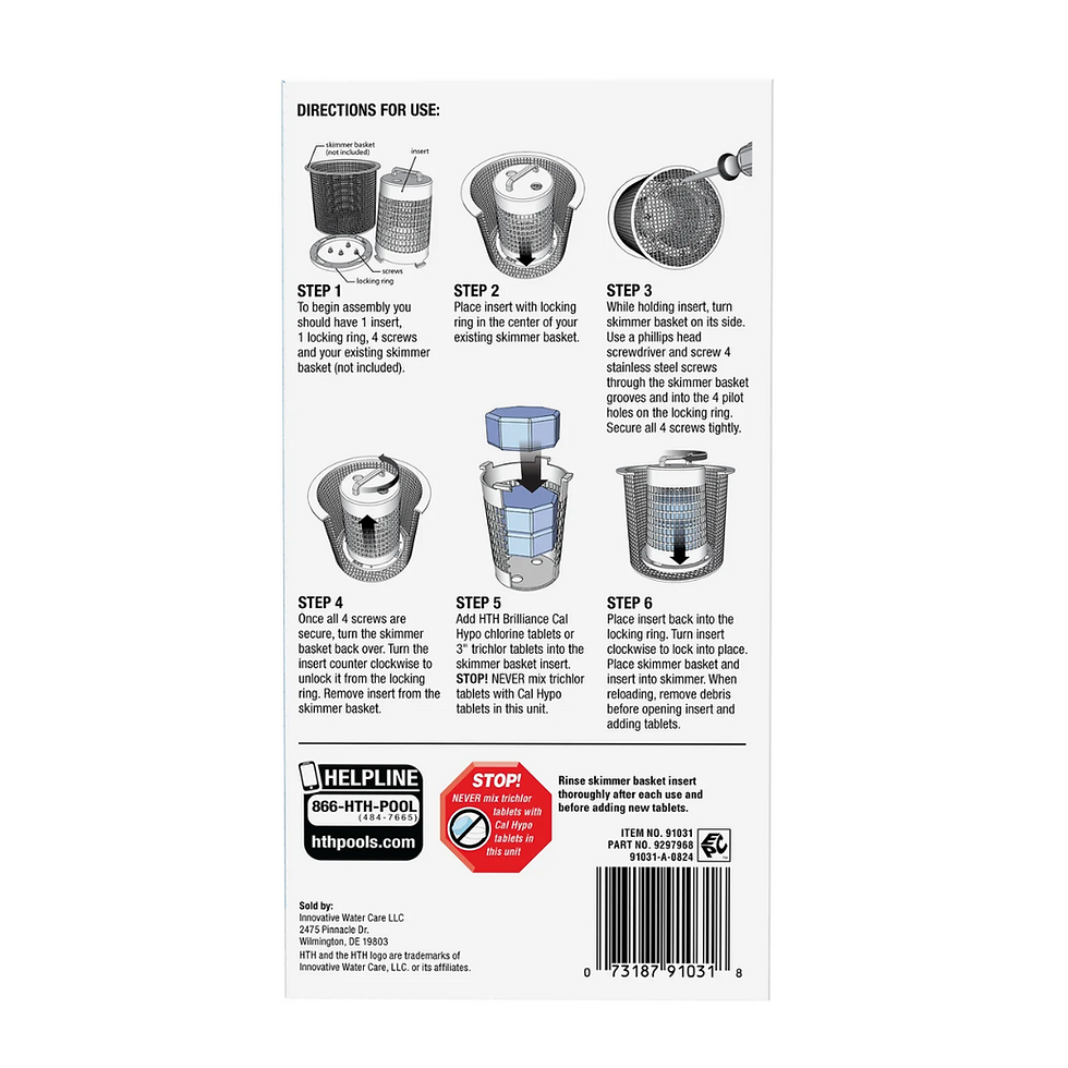 Thumbnail: HTH™ Brilliance Skimmer Basket Insert