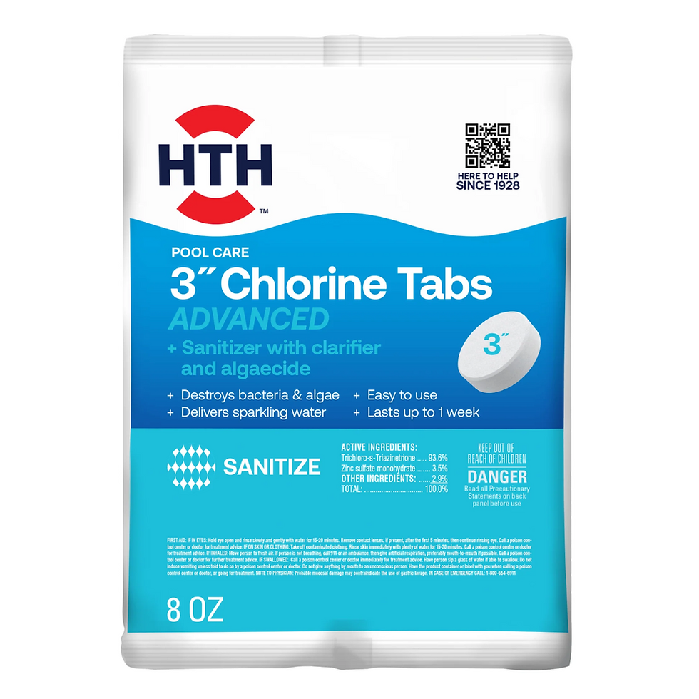 HTH™ Pool Care 3" Chlorine Tabs Advanced