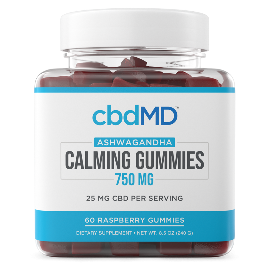 cbdMD Calming Broad Spectrum Gummies 750mg/25mg 60 count