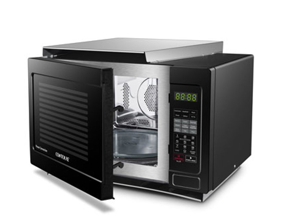 1.1 cu.ft Convection Microwave Oven Black Onyx contoureusa