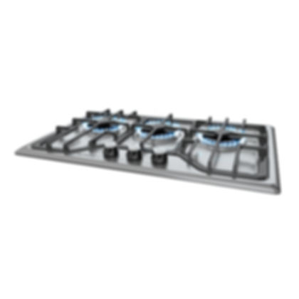Deluxe, 3-Burner Built-In Gas Cooktop, Stainless Steel