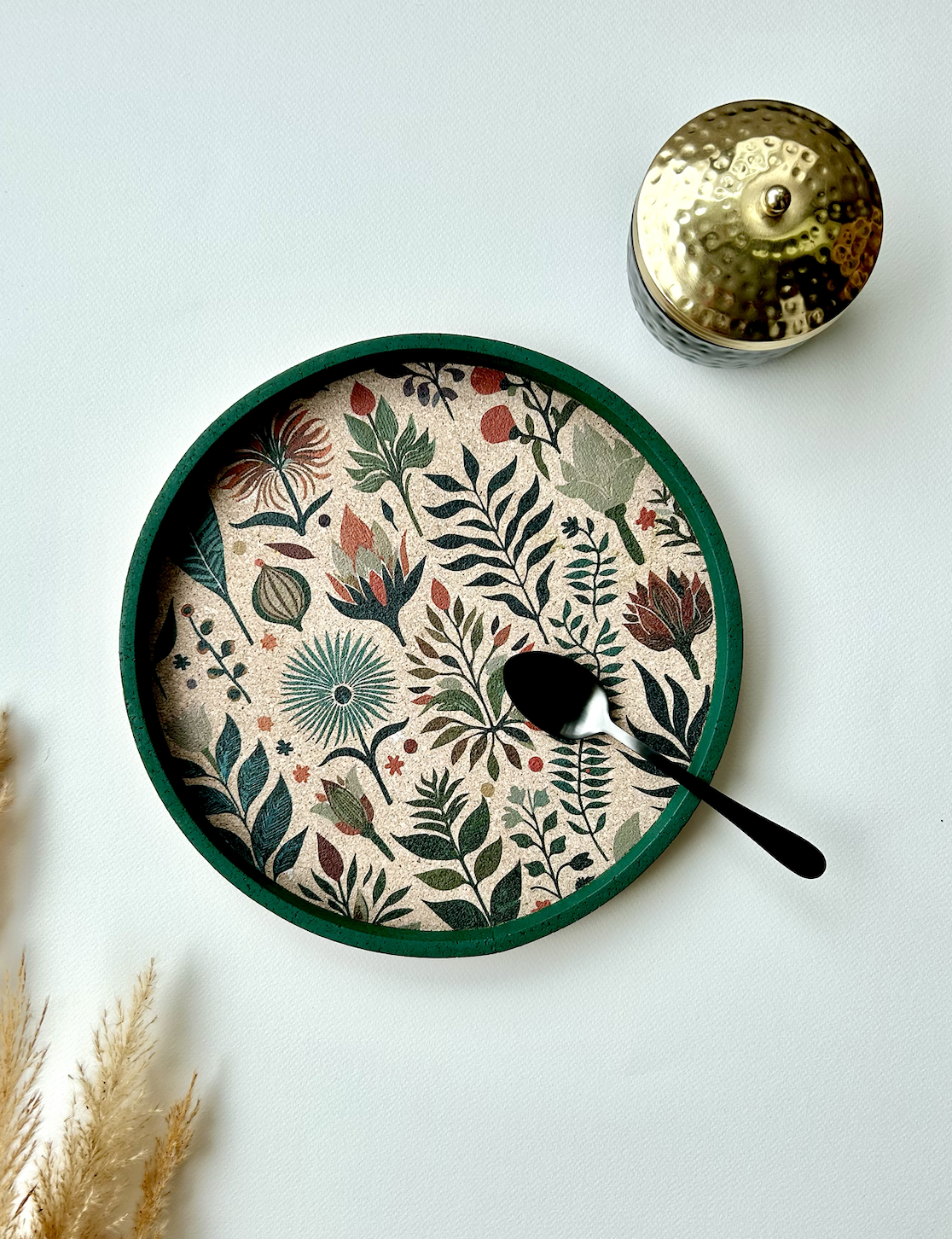 Mughal Gardens Round Tray