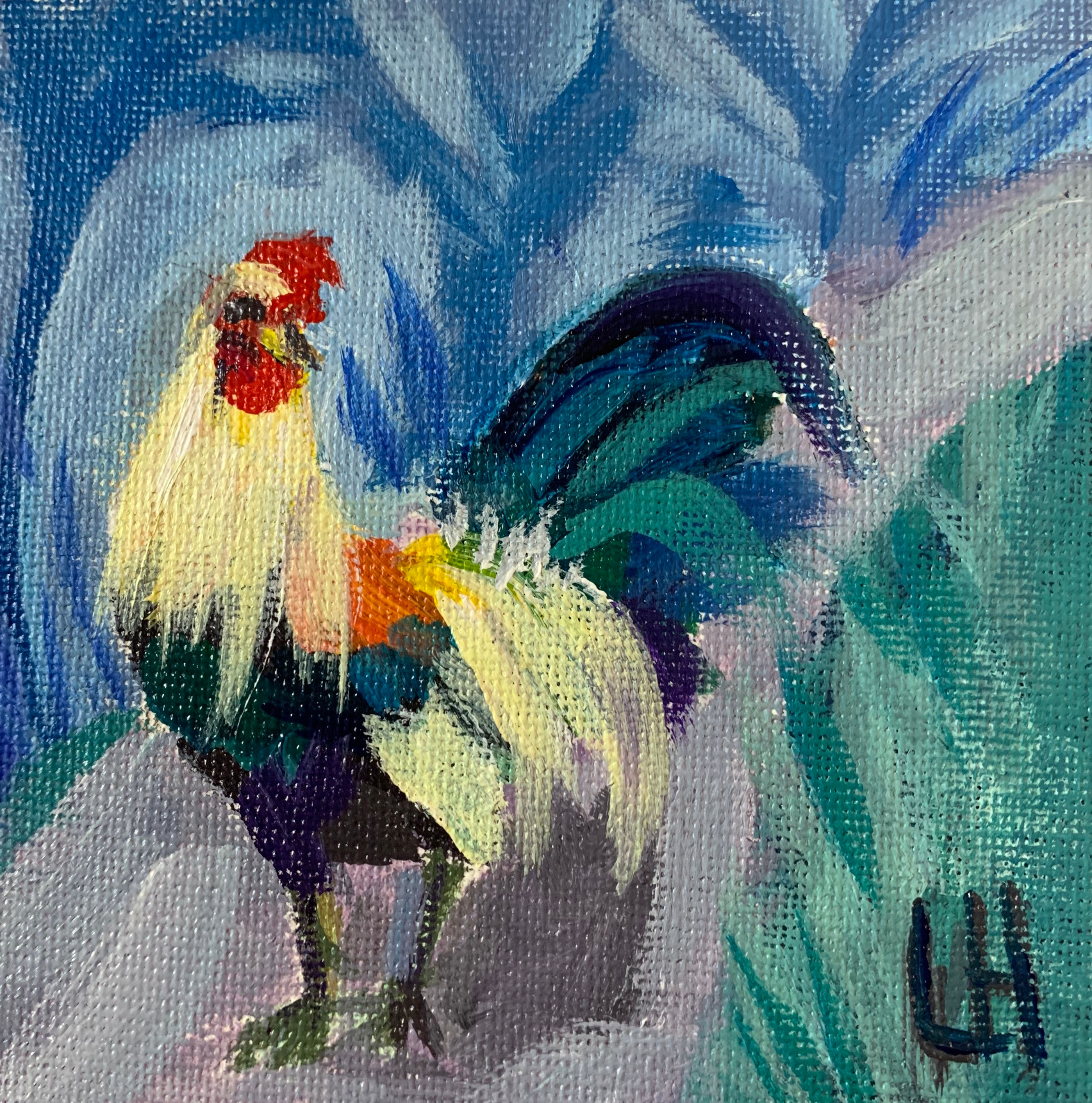 Daily Painting - Hawaiian Island Rooster II
