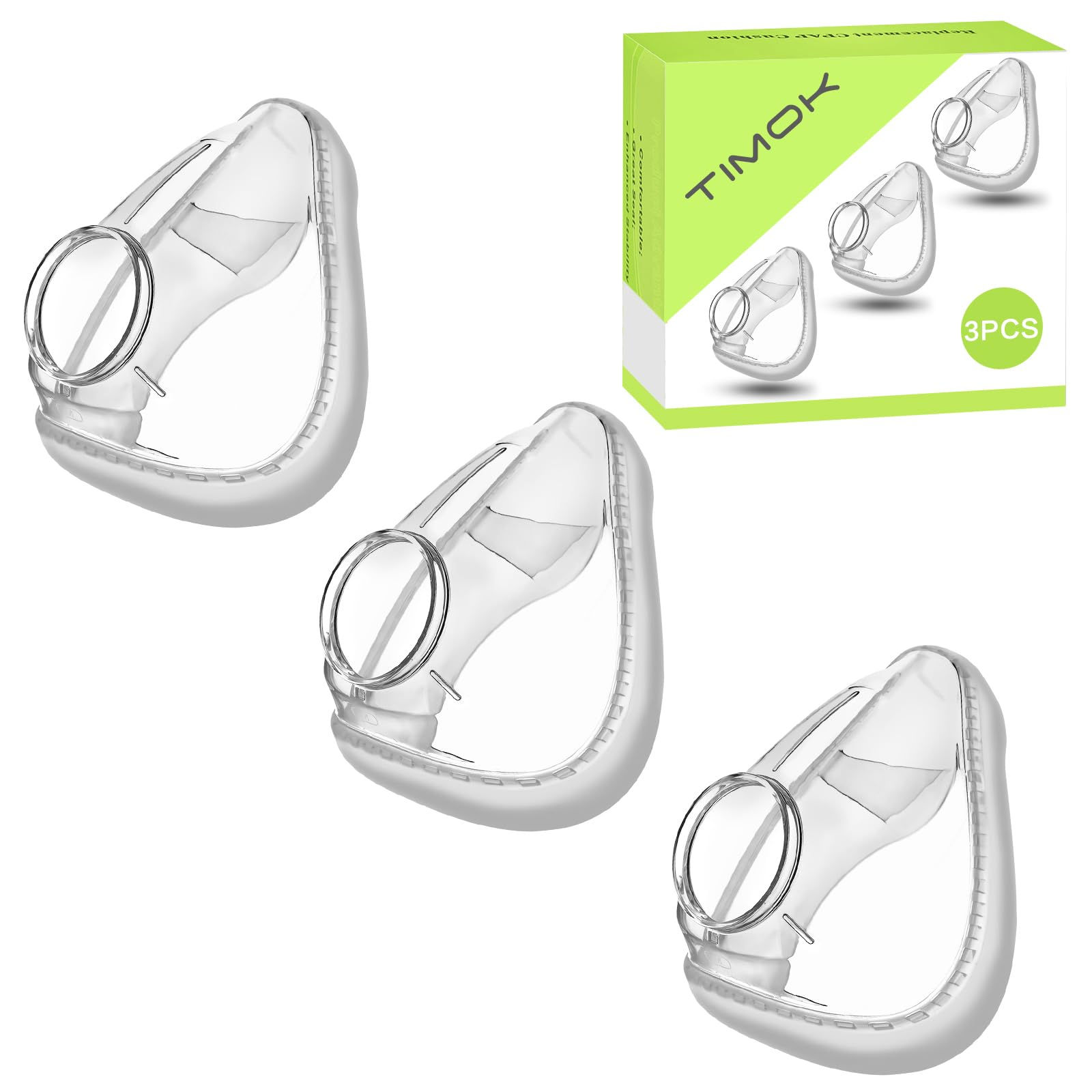 3-Pack Replacement Cushion for AirFit F20 (M) Reliable Seal & Secure Fit Compati