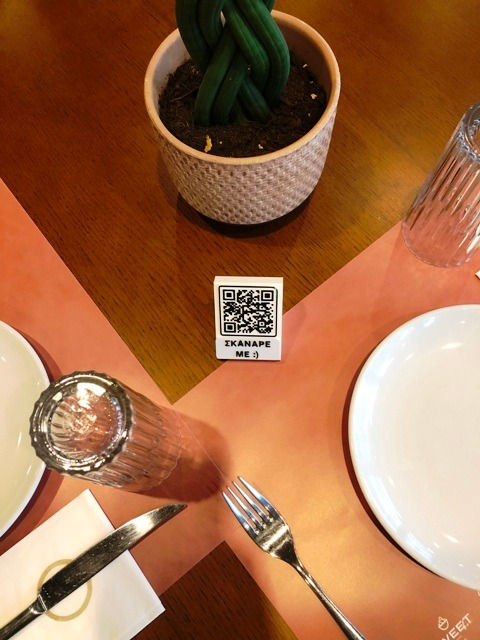Qr Code Menu Stand
