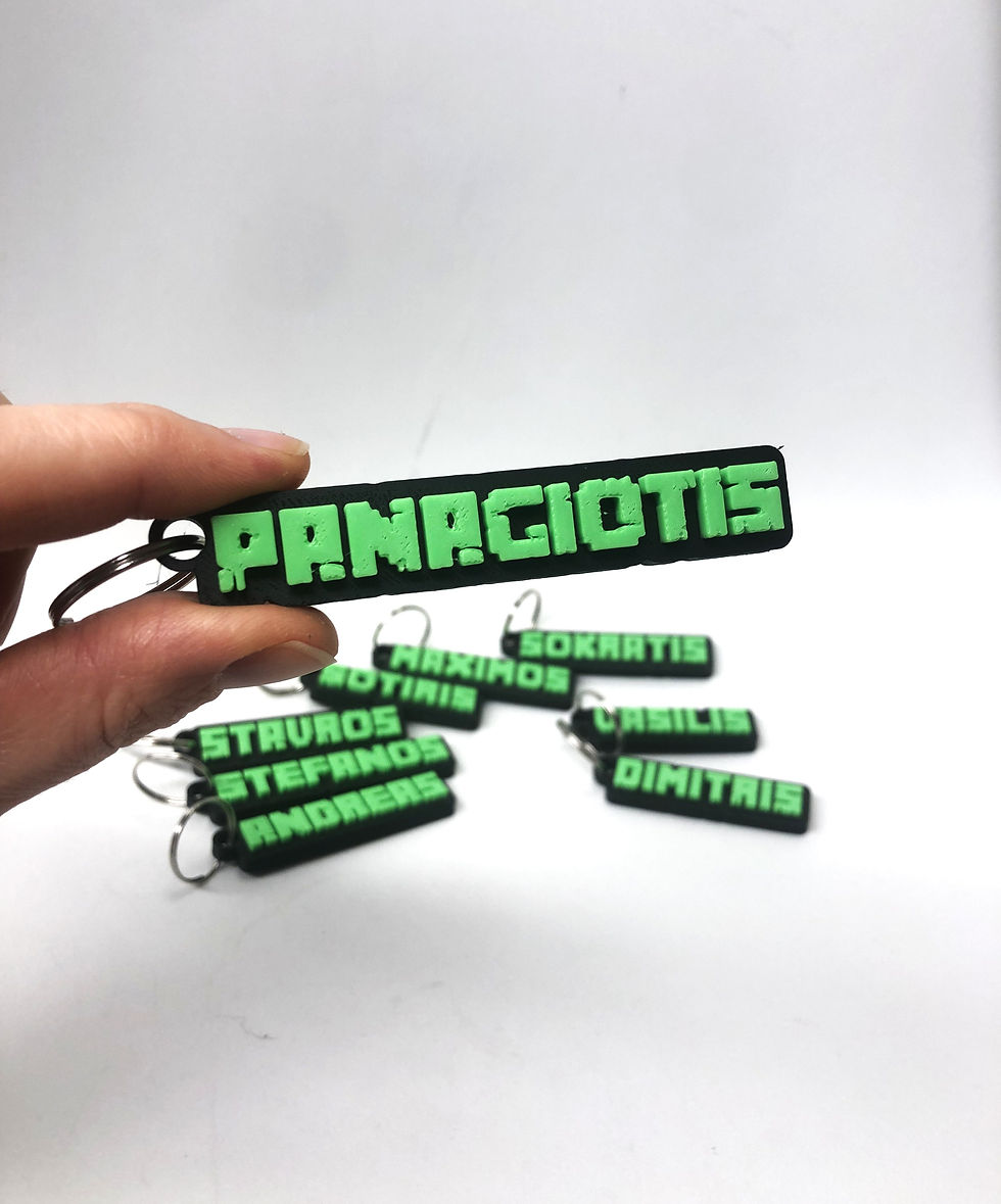 custom μπρελόκ με όνομα παιδιού σε στυλ Minecraft δωρο σχολικό κέρασμα για αγόρια, πάρτι