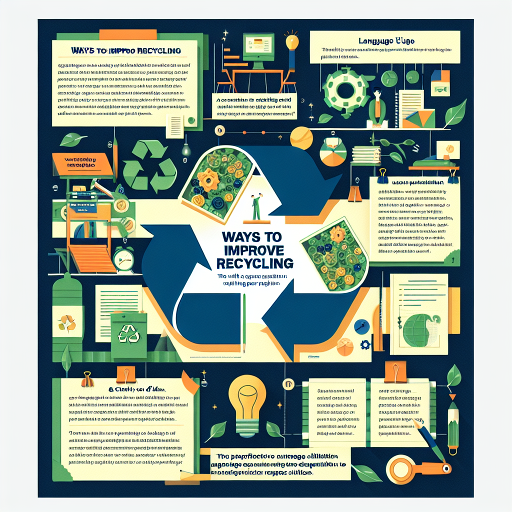 Ways to Improve Recycling
