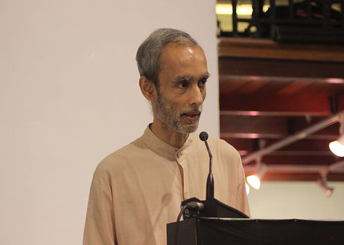 A paper written by Dr. Radhika Herzberger, delivered by Krishna Menon