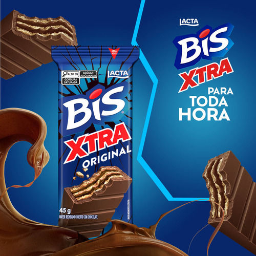 Miniatura: Bis Xtra Ao Leite Display Com 24 Unidades De 45g