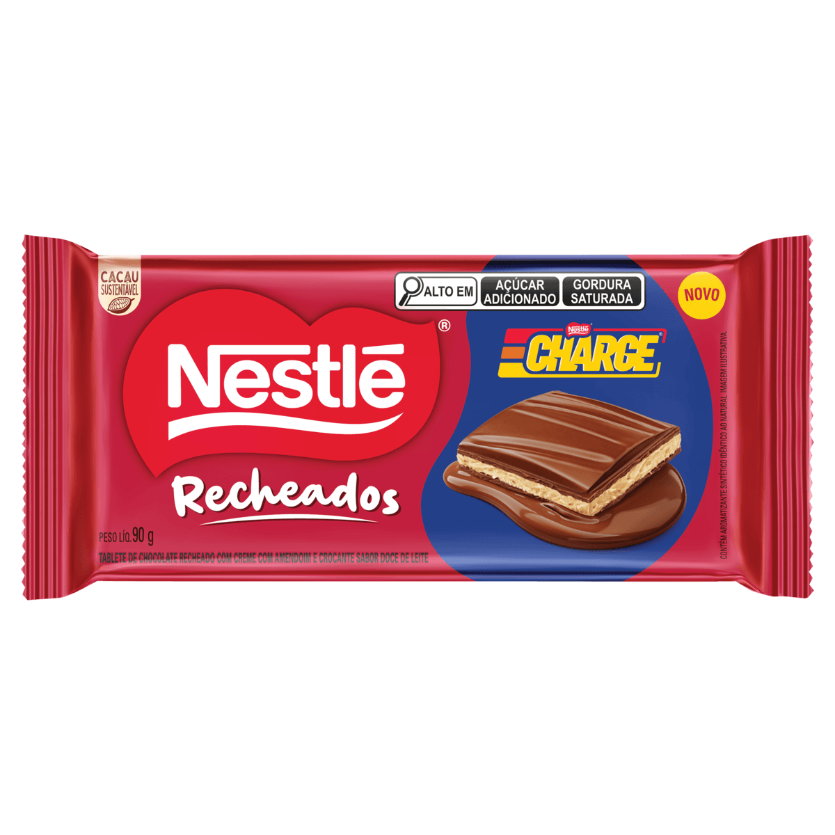 Chocolate Nestlé Recheado Charge 90g